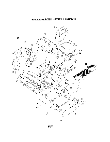 Part Location Diagram of 539110115 Husqvarna MAIN FRAME / W DECALS