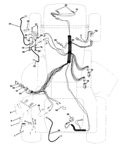 Electrical Diagram and Parts List for LT130 (954140004-A)(1997-12) Husqvarna Lawn Tractor