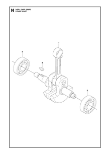 Part Location Diagram of 597610801 Husqvarna Bearing