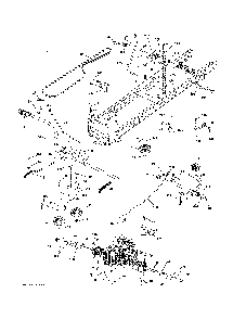 Drive Diagram and Parts List for YT42CS-502120  Husqvarna Lawn Tractor