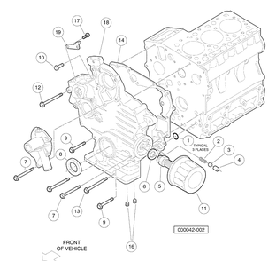 Gear Case Diagram and Parts List for HUV4420G 2006-11 Husqvarna Lawn Tractor