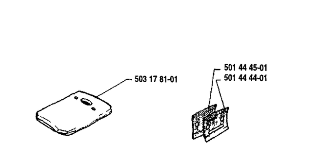 Spare Parts Diagram and Parts List for 61 1991-03 Husqvarna Chainsaw