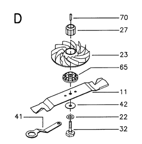 Part Location Diagram of 516605300 Husqvarna Blade