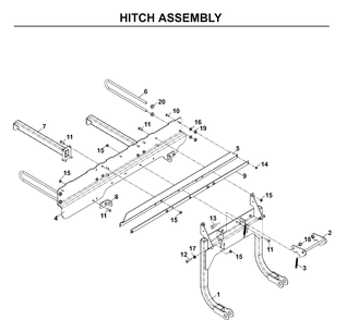 Bagger 6 Diagram and Parts List for 111280 2005-03 Husqvarna Lawn Tractor Accessories