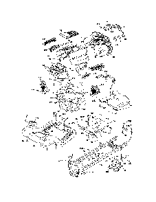 Chassis Diagram and Parts List for YTH18K46-96043021800  Husqvarna Lawn Tractor