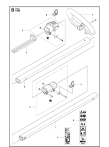 Tube Diagram and Parts List for 115IL (967098801)(20170200001-20175299999) Husqvarna Edger