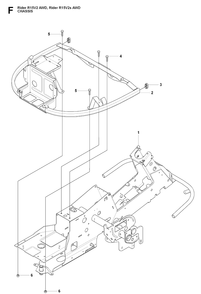 Part Location Diagram of 544244201 Husqvarna Engine Frame