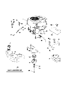 Engine Diagram and Parts List for 96045004700  Husqvarna Lawn Tractor