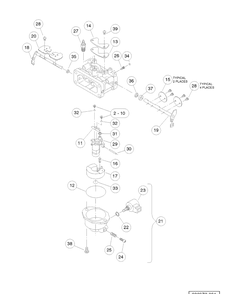 Part Location Diagram of 603003790 Husqvarna Shaft, Carburetor, Throttle