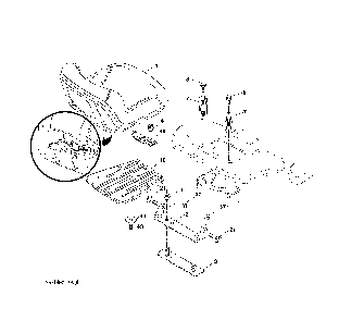 Seat Diagram and Parts List for GTH260TWIN (96041004501)(2007-10) Husqvarna Lawn Tractor
