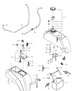 Part Location Diagram of 588843202 Husqvarna Support