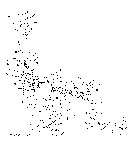 Steering Diagram and Parts List for GTH260TWIN (96041004504)(2010-03) Husqvarna Lawn Tractor