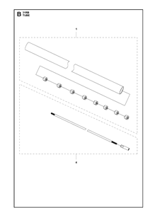 Tube Diagram and Parts List for 131RB (967843301)(20181300001-Current) Husqvarna Edger