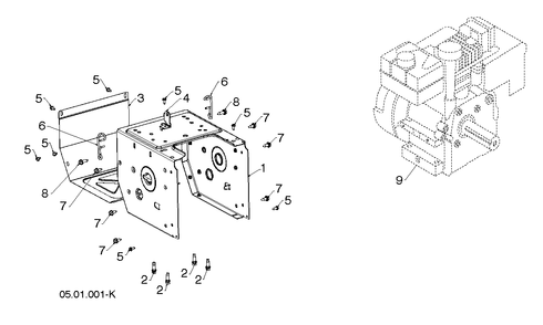 Handle Diagram and Parts List for ST230 (97046910100)(2020-06) Husqvarna Snow Blower