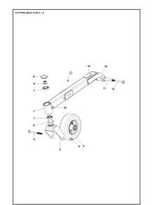Part Location Diagram of 586194301 Husqvarna Supporting Arm