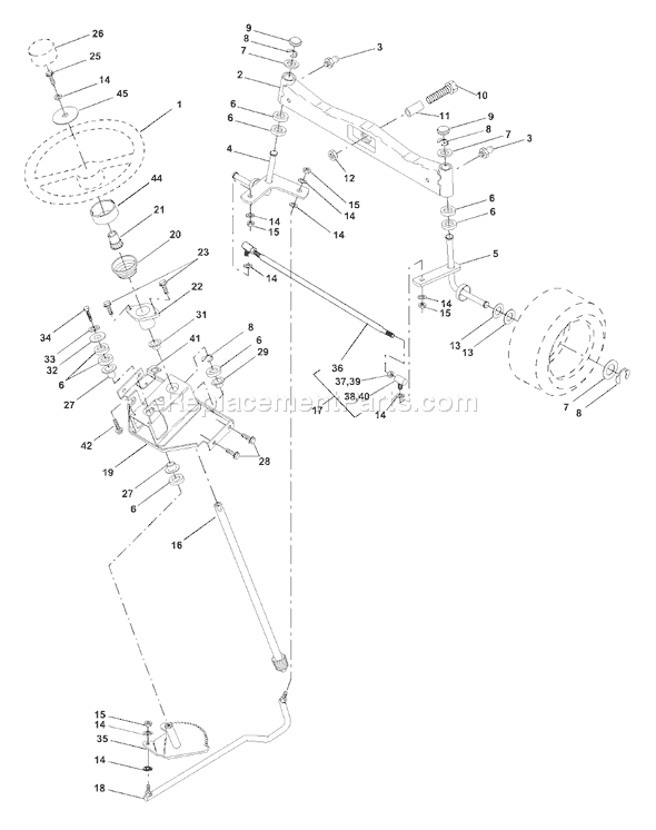 Page I Diagram and Parts List for GTH2550B (954567109) (2001-02) Husqvarna Lawn Tractor