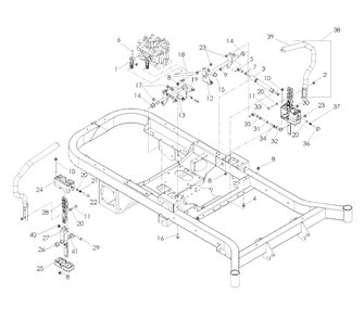 Part Location Diagram of 539131749 Husqvarna Rod End, Spherical