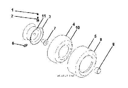 Wheels And Tires Diagram and Parts List for GTH260TWIN (96041004503)(2010-01) Husqvarna Lawn Tractor