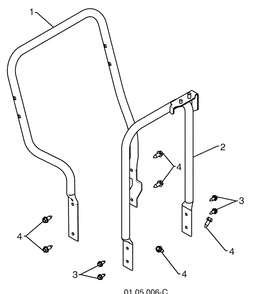 Handles 7 Diagram and Parts List for 13524SBXLS (961930048)(2009-07) Husqvarna Snow Blower