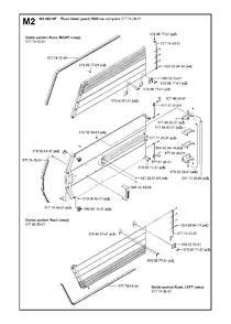 Guards 1000mm Diagram and Parts List for WS482HF (00000001275 - 20134501536)(2012-07) Husqvarna Circular Saw