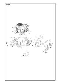 Part Location Diagram of 534126101 Husqvarna Engine