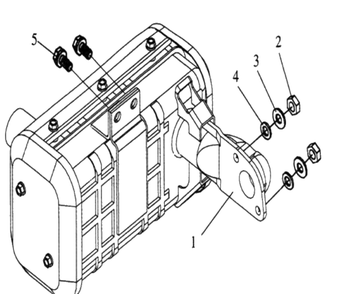 Part Location Diagram of 588491401 Husqvarna Nut