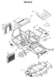 Part Location Diagram of 539105829 Husqvarna 