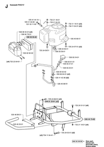 Part Location Diagram of 535447302 Husqvarna Engine Frame