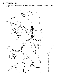 Electrical Diagram and Parts List for LT125 (HELT125A, 954170033)(2001-01) Husqvarna Lawn Tractor