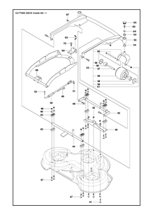 94cm Cutting Deck 2 Diagram and Parts List for COMBI94 (R300SERIES)(2019-01) Husqvarna Lawn Mower