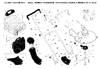 Part Location Diagram of 532194056 Husqvarna Operators Manual