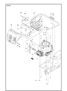 Part Location Diagram of 579529302 Husqvarna Air Duct