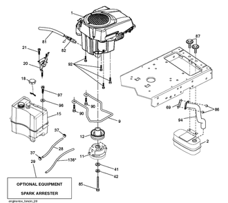 Part Location Diagram of 590863601 Husqvarna Gasket