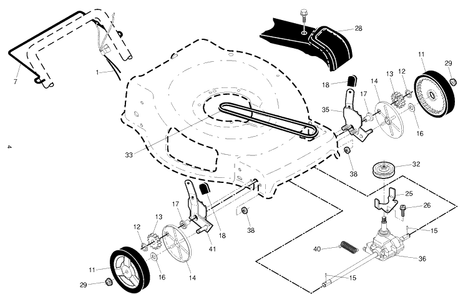 Part Location Diagram of 585040701 Husqvarna Cable.drive.vs/ss.22+fgd.mccul