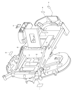 Decals Diagram and Parts List for MZ5226 (96669050300)(2012-07) Husqvarna Lawn Mower