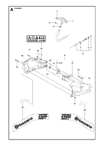 Part Location Diagram of 5062034-03 Husqvarna Throttle Trigger
