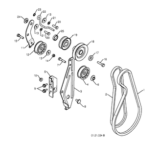 Chassis, Engine And Pulleys 4 Diagram and Parts List for 14527XLS (96193006101)(2010-08) Husqvarna Snow Blower