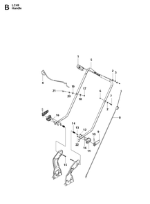 Part Location Diagram of 510047301 Husqvarna Cover Lid