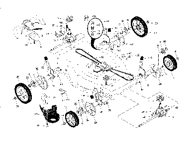 Drive control/gear case/wheels Diagram and Parts List for HU725AWDH-96145001901  Husqvarna Lawn Mower