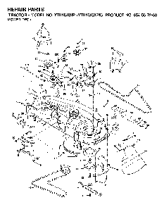 Mower Deck / Cutting Deck Diagram and Parts List for YTH1848XPA (954567260)(2001-02) Husqvarna Lawn Tractor