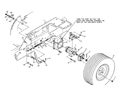 Park Brake Assembly Diagram and Parts List for ZTHKW4818 2001-09 Husqvarna Lawn Mower