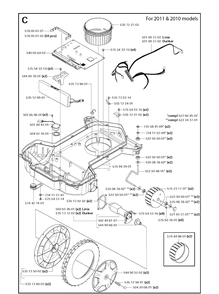 Part Location Diagram of 502498101 Husqvarna 