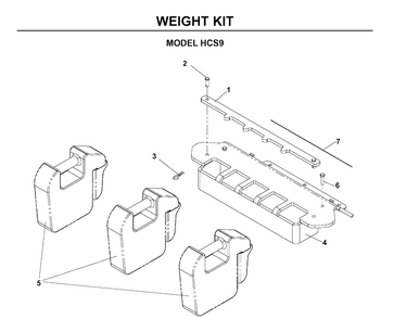 Bagger 8 Diagram and Parts List for 111280 2005-03 Husqvarna Lawn Tractor Accessories