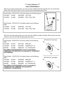 Service Reference 2 Diagram and Parts List for 125BVX  Husqvarna Leaf Blower / Vacuum