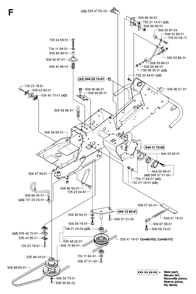 Part Location Diagram of 544117202 Husqvarna Frame