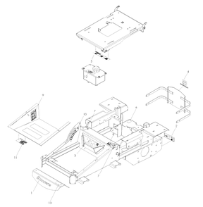 Part Location Diagram of 539110258 Husqvarna DECAL, IZ25