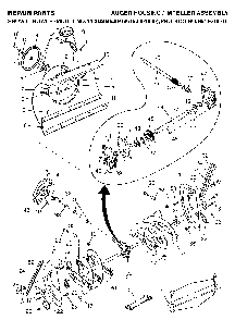 Auger Housing And Impeller Diagram and Parts List for 1130SBEXP (96193001800, 961930018)(2006-10) Husqvarna Snow Blower