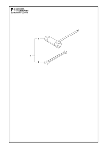 Accessories 2 Diagram and Parts List for 226HS99S  Husqvarna Hedge Trimmer