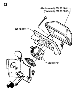 Accessories 3 Diagram and Parts List for 55 19914000001-19942300000 Husqvarna Chainsaw