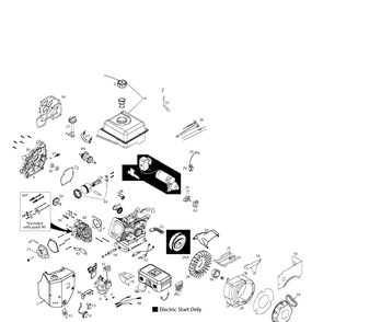 Engine 3 Diagram and Parts List for 1830SB 2010-08 Husqvarna Snow Blower